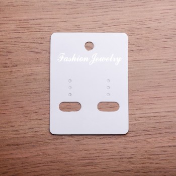 Display card for earrings 6x5 cm cardboard 100 pcs