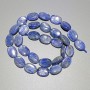 Kyanite Beads Natural Stone Oval, 10x14mm diameter, 40cm length on thread