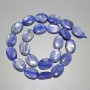 Kyanite Beads, Natural Stone, Oval, 12×16 mm, ± on String, 40 cm ±