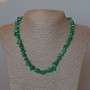 Malachite Beads natural gemstone chips, diameter 8×3mm±, length 48cm±