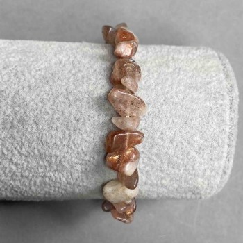 Bracelet Geolite natural stone chipping, diameter 9x4mm±, length 18cm (stretch)