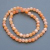 Tinted Quartz Beads Smooth Round 6.5 mm Diameter, 37 in Length on Thread