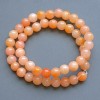 Tinted Quartz Beads, Smooth Round 10mm, 38cm Length on Fishing Line