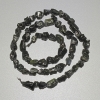 Sunstone Obsidian natural stone faceted beads, 6mm diameter, 40cm length on a thread