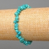 Turquoise Bracelet turquoise chip, diameter 6x4mm +-, length 18cm (stretch)