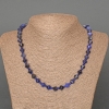 Sodalite Necklace with Garnet? Wait: ensure correct translation: 